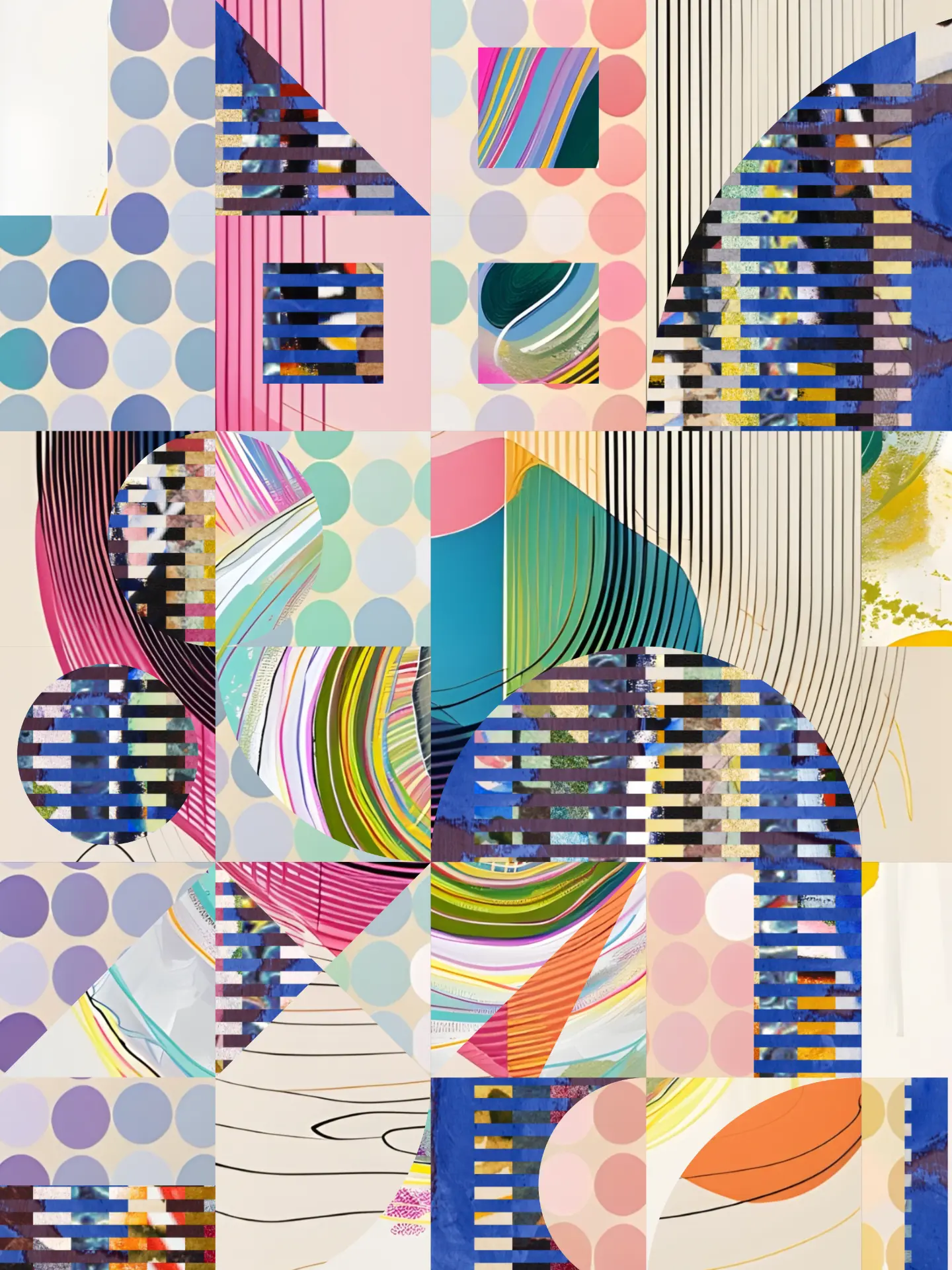 Geometric collage